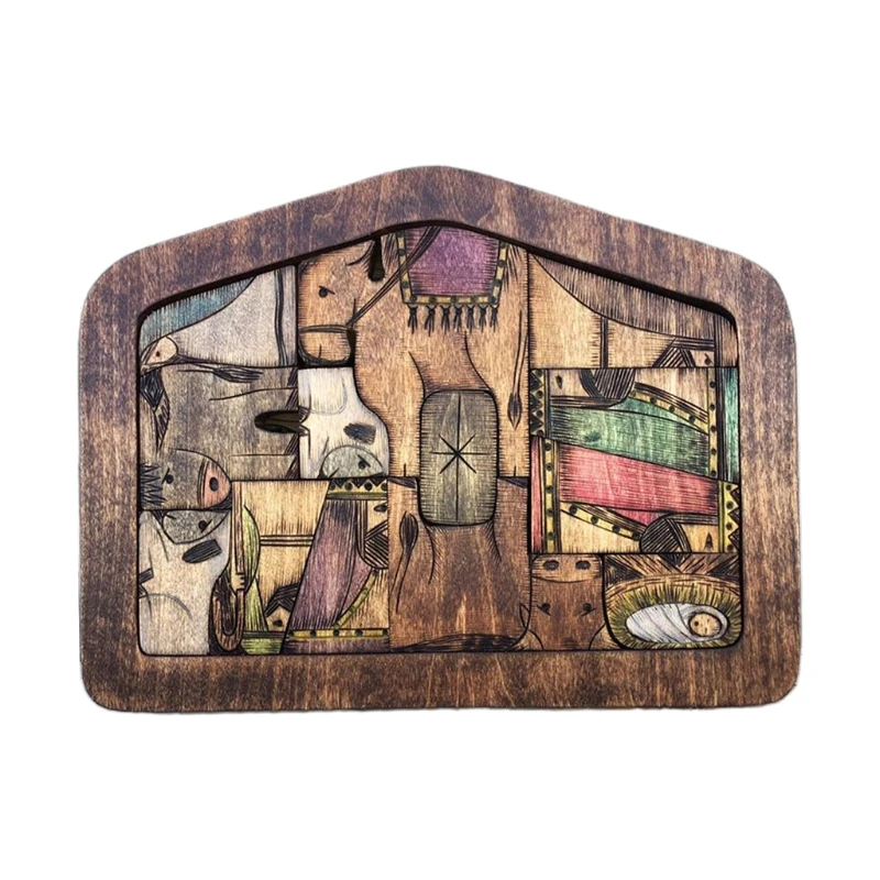 Decorative Ottoments Coffee Tea Serving Tray The Mystery of the Birth of Christ Centerpiece Vintage for Bar Outdoor GXMA
Decorative Ottoments Coffee Tea Serving Tray The Mystery of the Birth of Christ Centerpiece Vintage for Bar Outdoor GXMA