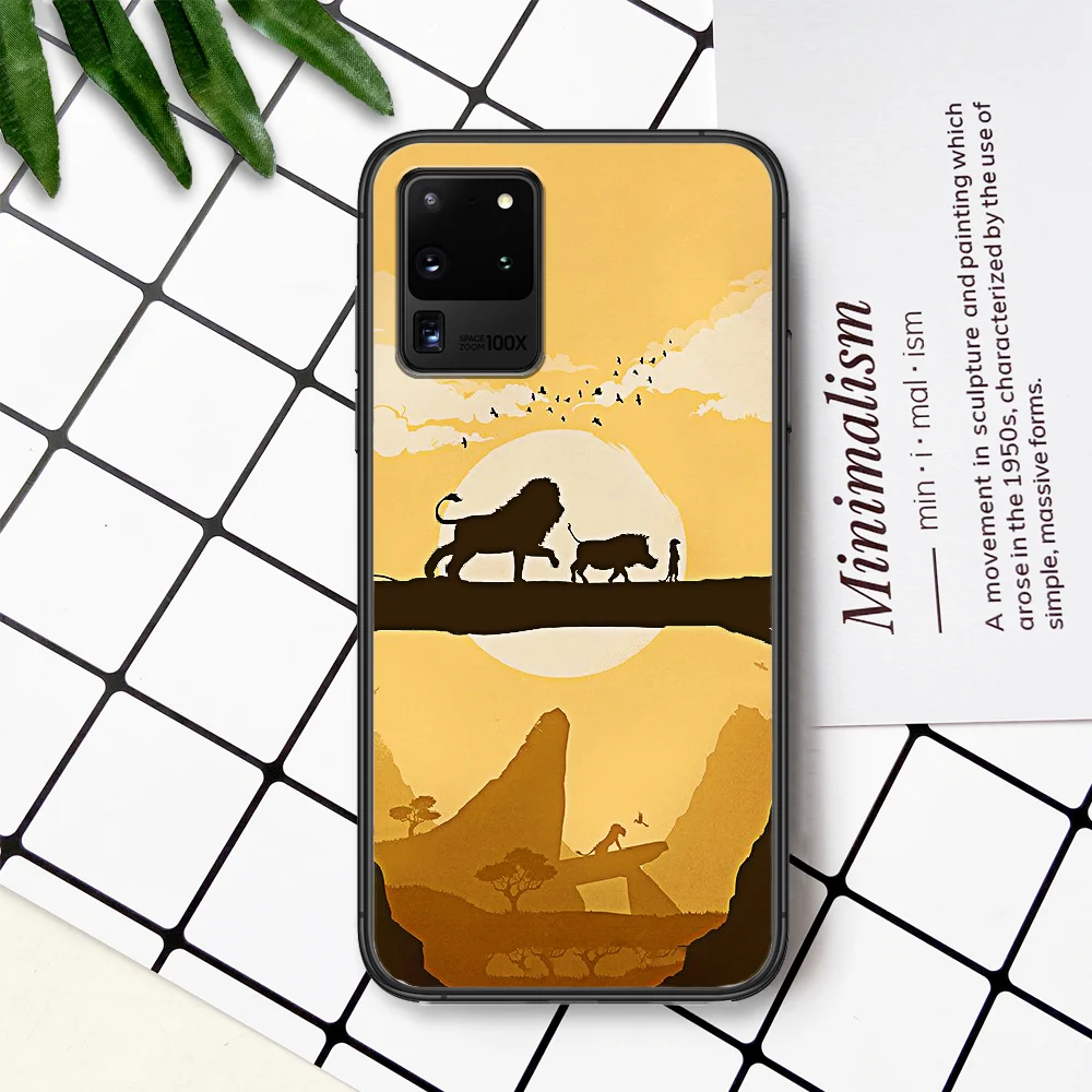 Cartoon Lion King Simba Phone Case For Samsung Galaxy Note S 8 9 10 20 Plus E Lite Uitra black Coque Soft Funda Pretty Prime 3D
Cartoon Lion King Simba Phone Case For Samsung Galaxy Note S 8 9 10 20 Plus E Lite Uitra black Coque Soft Funda Pretty Prime 3D