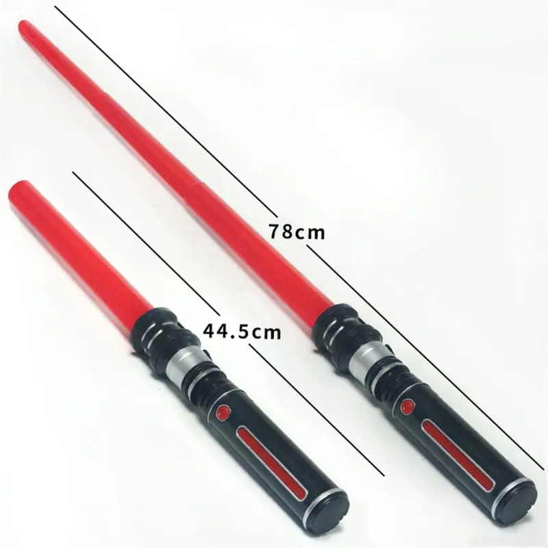 New Telescopic Lightsaber Toys Flashing Sword Cosplay Luminous Music Star Laser Toy Swords Kids Toy Boys Gift
New Telescopic Lightsaber Toys Flashing Sword Cosplay Luminous Music Star Laser Toy Swords Kids Toy Boys Gift