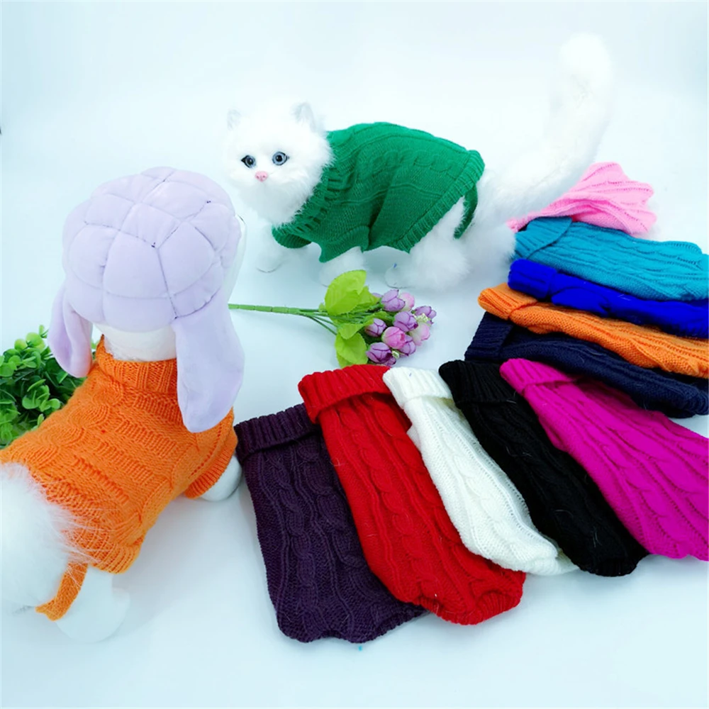 Pet Dog Sweater Winter Pet Jacket Warm Cat Clothes Wool Soft Puppy Pullover Coarse Knitted Pet Apparel Multiple Colors XS-3XL
Pet Dog Sweater Winter Pet Jacket Warm Cat Clothes Wool Soft Puppy Pullover Coarse Knitted Pet Apparel Multiple Colors XS-3XL