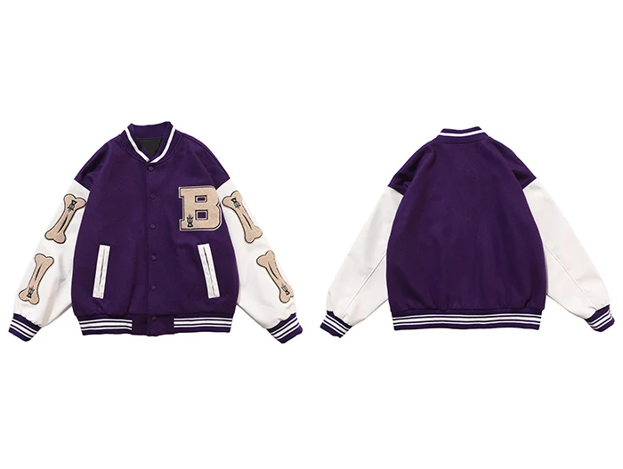 2021 pre-sale Hip Hop Furry Bone Patchwork Color Block Jackets Mens Harajuku Streetwear Bomber Jacket Men Baseball Coats Unisex
2021 pre-sale Hip Hop Furry Bone Patchwork Color Block Jackets Mens Harajuku Streetwear Bomber Jacket Men Baseball Coats Unisex