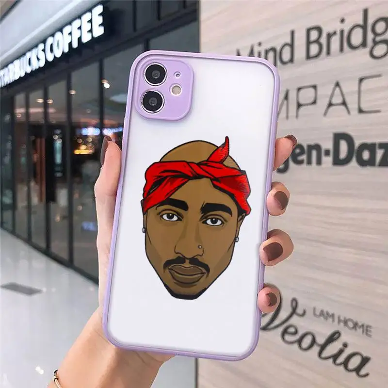 Rapper 2Pac Makaveli Tupac Amaru Phone Cases matte transparent For purple iPhone 7 8 x xs xr 11 12 pro plus max mini Clear
Rapper 2Pac Makaveli Tupac Amaru Phone Cases matte transparent For purple iPhone 7 8 x xs xr 11 12 pro plus max mini Clear