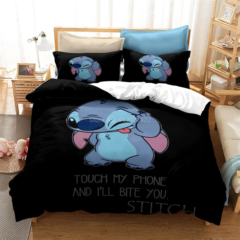 Cute Stitch Bedding Set Disney Cartoon Queen King Size Bed Cover Set Kawaii Adult Kids Bedding Duvet Cover Sets with Pillowcase
Cute Stitch Bedding Set Disney Cartoon Queen King Size Bed Cover Set Kawaii Adult Kids Bedding Duvet Cover Sets with Pillowcase