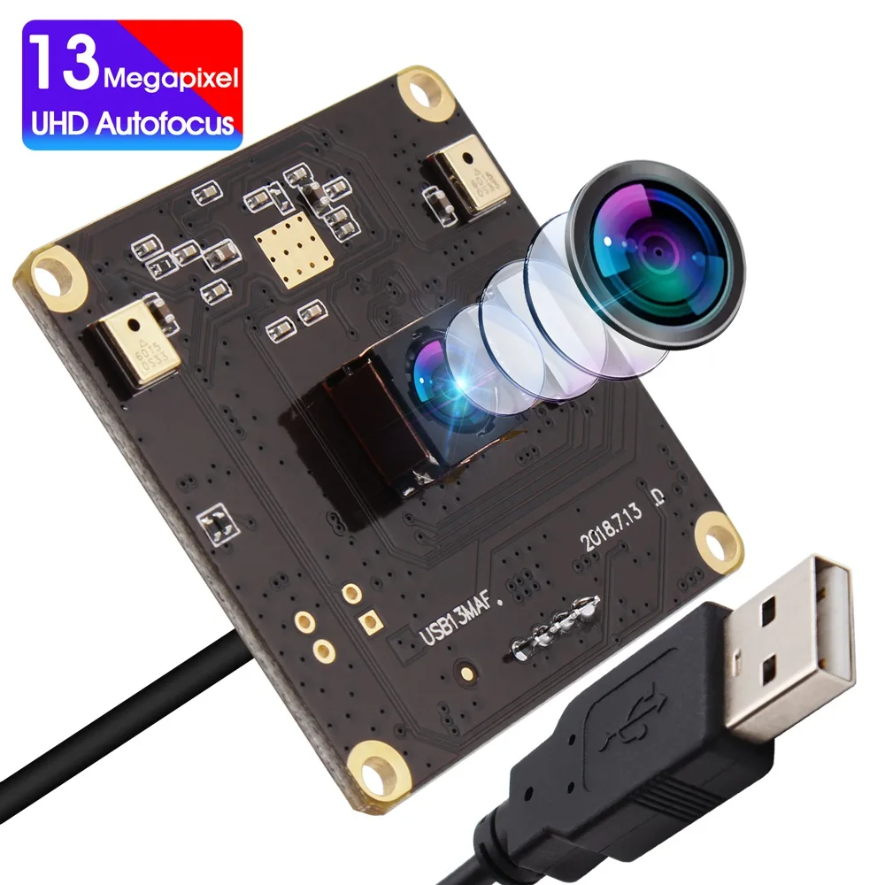 ELP Free Distortion 13MP IMX214 CMOS Mini HD Color PCB Board Webcam Autofocus USB Mini CCTV Camera With Microphone
ELP Free Distortion 13MP IMX214 CMOS Mini HD Color PCB Board Webcam Autofocus USB Mini CCTV Camera With Microphone