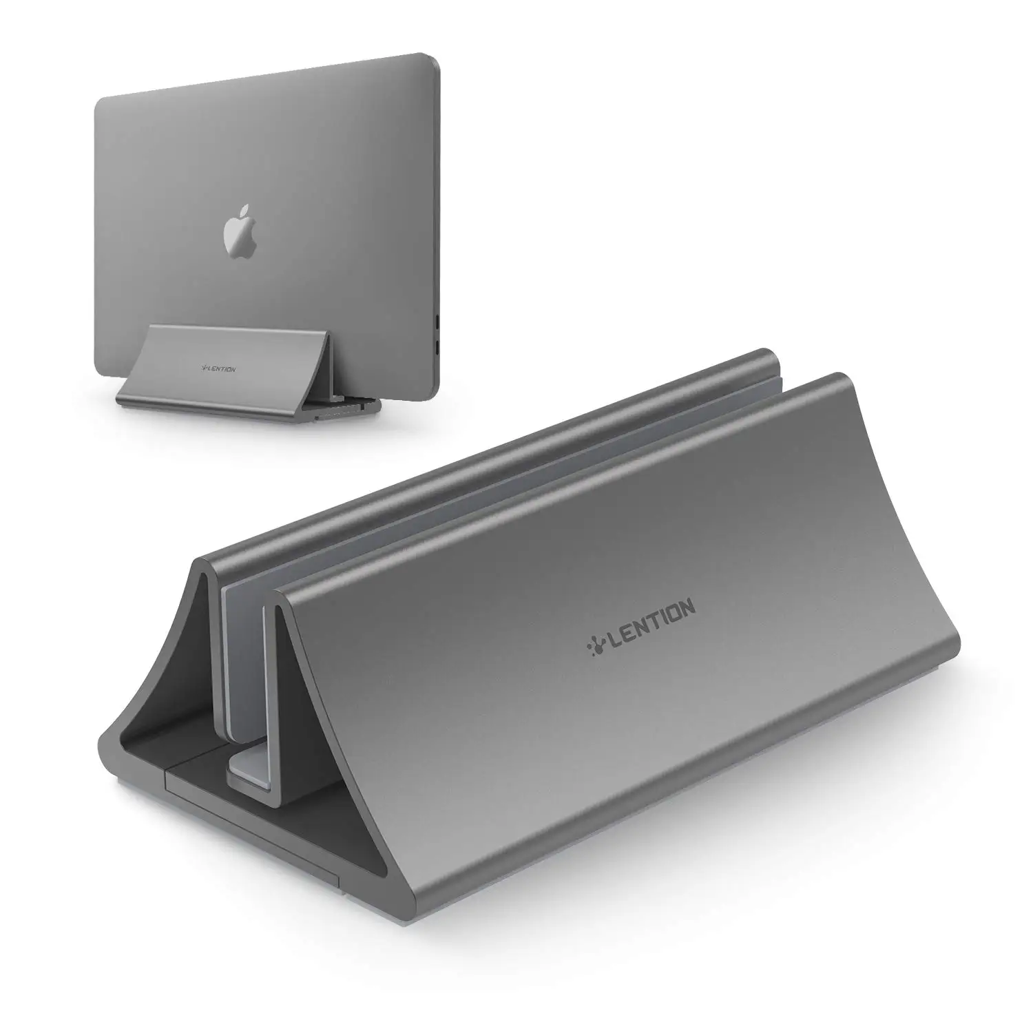 Aluminum Space-Saving Vertical Desktop Stand for MacBook Air/Pro 16 13 15, iPad Pro 12.9, Chromebook and 11 to 17-inch Laptop
Aluminum Space-Saving Vertical Desktop Stand for MacBook Air/Pro 16 13 15, iPad Pro 12.9, Chromebook and 11 to 17-inch Laptop