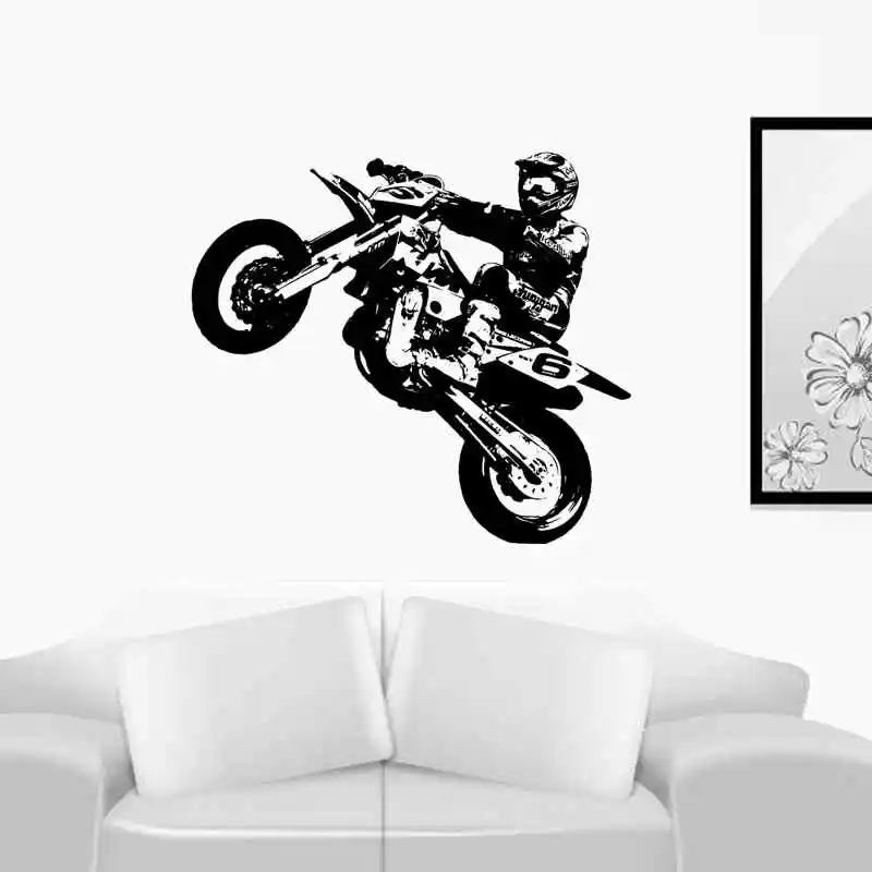 Off-road Motorcycle Racing Sticker Vehicle Motocross Posters Vinyl Wall Decals Decor Mural Off-road Autocycle Racing Decal
Off-road Motorcycle Racing Sticker Vehicle Motocross Posters Vinyl Wall Decals Decor Mural Off-road Autocycle Racing Decal