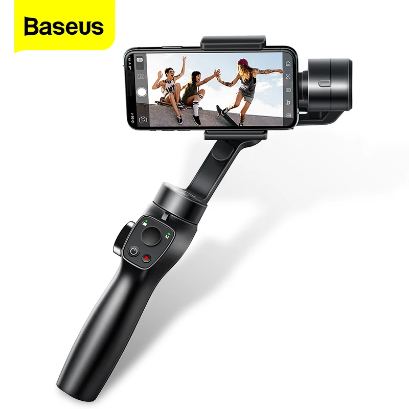 Baseus 3 осевой Ручной Стабилизатор для смартфона селфи палка iPhone 11 Pro Max Samsung Xiaomi Vlog
