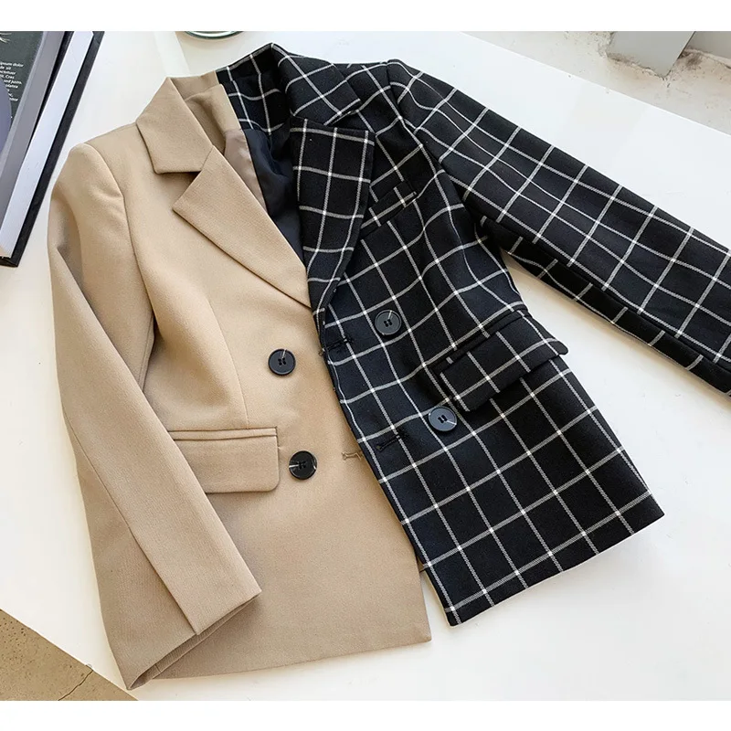 Boys Girls Formal Plaid Suit Sets Children's Stitching Plaid Blazer +Pants 2pcs Clothing Sets Kids Party Performance Costume
Boys Girls Formal Plaid Suit Sets Children's Stitching Plaid Blazer +Pants 2pcs Clothing Sets Kids Party Performance Costume