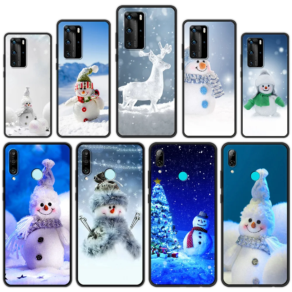 Christmas New Year Snowman Silicon Fundas Cover For Huawei P30 Pro P Smart Z Y6 Y7 2019 P40 Lite E Phone Case Shockproof Shell
Christmas New Year Snowman Silicon Fundas Cover For Huawei P30 Pro P Smart Z Y6 Y7 2019 P40 Lite E Phone Case Shockproof Shell