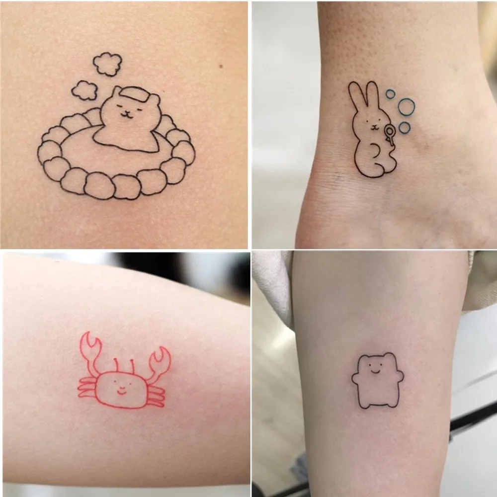 4 sheets Cute Girls Tattoo Stickers Waterproof Long Lasting Small Pattern Cartoon Stickers
4 sheets Cute Girls Tattoo Stickers Waterproof Long Lasting Small Pattern Cartoon Stickers