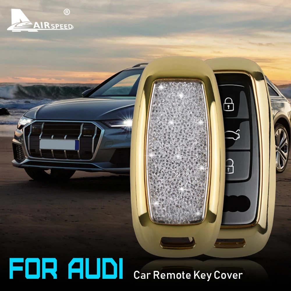 Zinc Alloy Special Diamond for Audi A6 C8 A6L A8 A7 Q8 Accessories Car Remote Key Case Cover with Keychain Key Protector Shell
Zinc Alloy Special Diamond for Audi A6 C8 A6L A8 A7 Q8 Accessories Car Remote Key Case Cover with Keychain Key Protector Shell