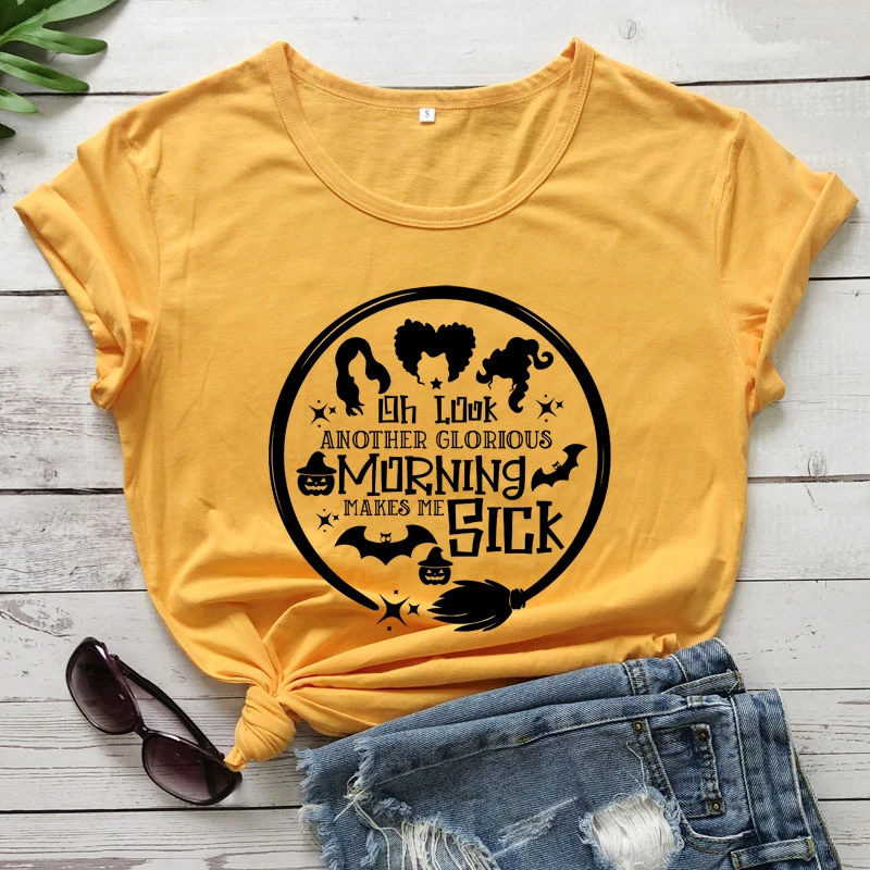 Oh Look Another Glorious Morning, Makes Me Sick T-shirt Funny Witchy Woman Halloween Tshirt Aesthetic Basic Witch Tee Shirt Top
Oh Look Another Glorious Morning, Makes Me Sick T-shirt Funny Witchy Woman Halloween Tshirt Aesthetic Basic Witch Tee Shirt Top