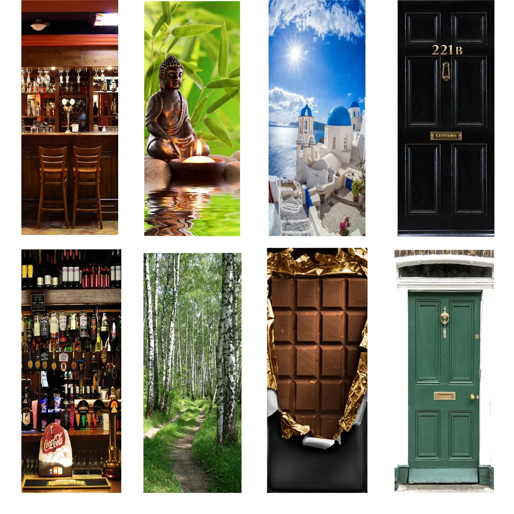 3d Door Stickers For Interior Doors Self-Adhesive Mural Home Decoration Art Decal Bedroom Bathroom Removable Poster
3d Door Stickers For Interior Doors Self-Adhesive Mural Home Decoration Art Decal Bedroom Bathroom Removable Poster