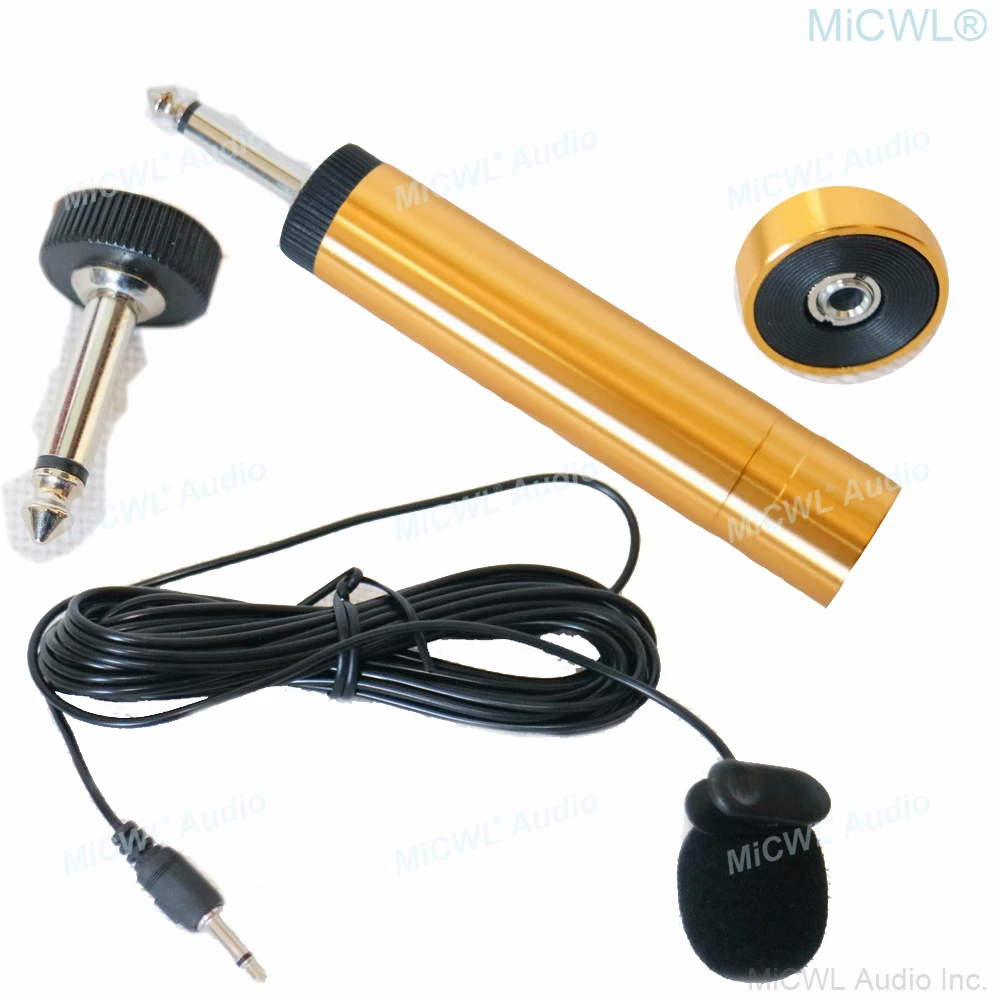 MiCWL A5 Music Instrument Microphones 3.5 mm To 6.5mm AA Battery Adapter Condenser Lavalier Lapel Mic Microfone 5m Cable
MiCWL A5 Music Instrument Microphones 3.5 mm To 6.5mm AA Battery Adapter Condenser Lavalier Lapel Mic Microfone 5m Cable