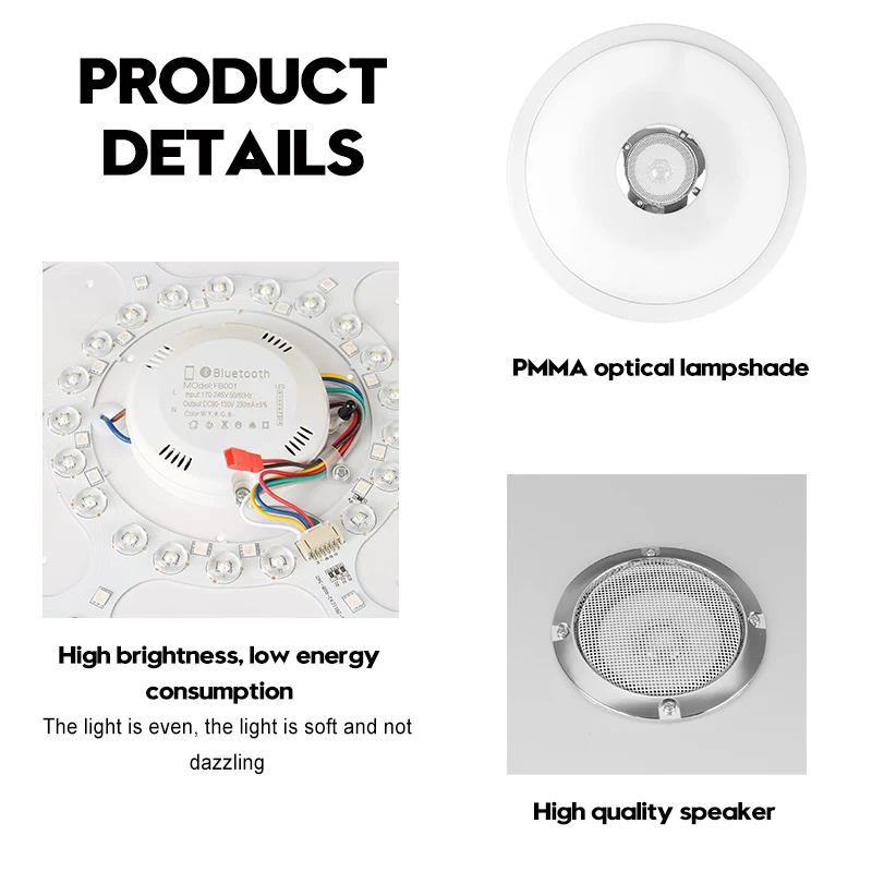 120W Modern RGB LED Ceiling Light With 2.4GHz 50M Remote Control for Living Room Bedroom APP bluetooth Music Led Ceiling Lamp
120W Modern RGB LED Ceiling Light With 2.4GHz 50M Remote Control for Living Room Bedroom APP bluetooth Music Led Ceiling Lamp