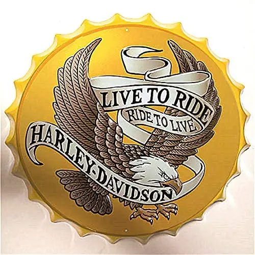 Знак Ретро Live to Ride колпачки для бутылок Ретро металлический жестяной знак диаметр 13,8 дюйма-ручная работа домашний Декор Бар табличка гостин...
Знак Ретро Live to Ride колпачки для бутылок Ретро металлический жестяной знак диаметр 13,8 дюйма-ручная работа домашний Декор Бар табличка гостин...