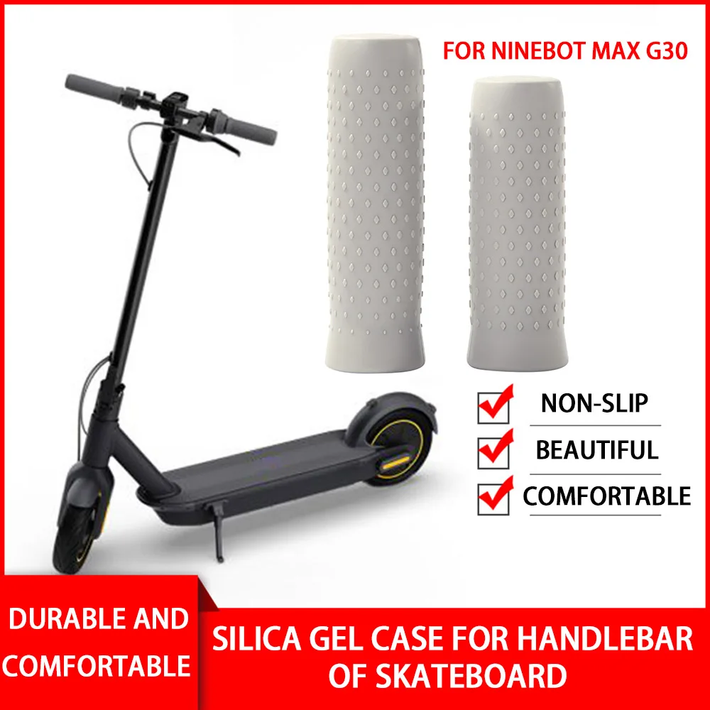 2 Pcs Scooter Handlebar Grips Protector Silicone Cover Left Right Handlebar Set Anti Slip For Ninebot MAX G30 Replacement
2 Pcs Scooter Handlebar Grips Protector Silicone Cover Left Right Handlebar Set Anti Slip For Ninebot MAX G30 Replacement