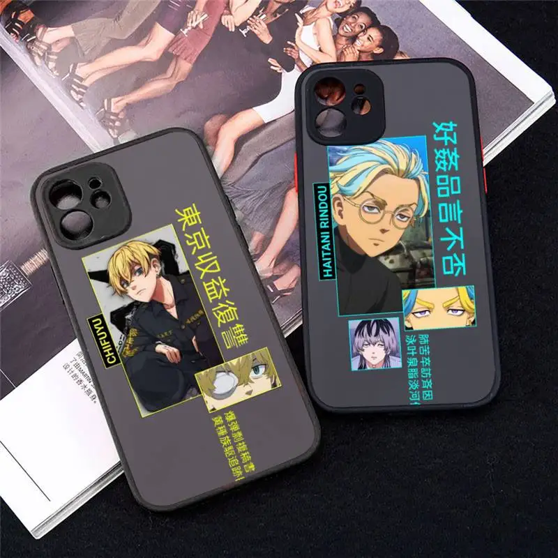 Tokyo Revengers anime Phone Case Matte Transparent for iPhone 7 8 11 12 s mini pro X XS XR MAX Plus Clear mobile bag
Tokyo Revengers anime Phone Case Matte Transparent for iPhone 7 8 11 12 s mini pro X XS XR MAX Plus Clear mobile bag