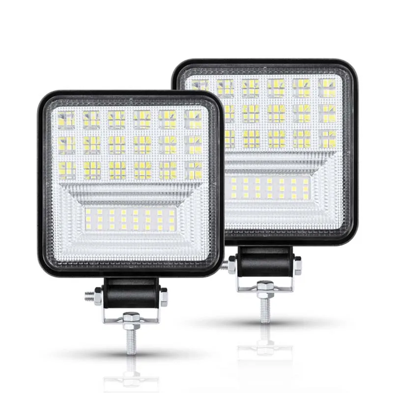 126W 42 LED Led Work Light Spotlight Square 12V 24V DRL Car Light For Truck SUV 4WD 4x4 Boat ATV Jeep Tractor Fog Light 28MM
126W 42 LED Led Work Light Spotlight Square 12V 24V DRL Car Light For Truck SUV 4WD 4x4 Boat ATV Jeep Tractor Fog Light 28MM