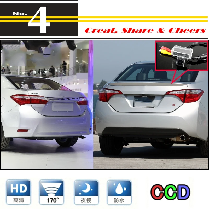 For TOYOTA Corolla E170 / Levin Car Camera High Quality Rear View Back Up Camera For PAL / NTSC to TopGear Tuning | CCD + RCA
For TOYOTA Corolla E170 / Levin Car Camera High Quality Rear View Back Up Camera For PAL / NTSC to TopGear Tuning | CCD + RCA