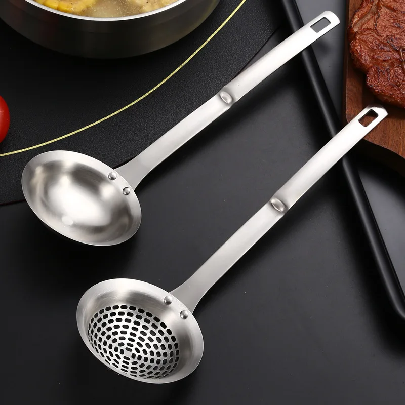 304 Stainless Steel Sanding Soup Spoon Colander Hanging Hot Pot Strainer Scoop Home Cooking Sieve Skimmer Kitchen Accessories
304 Stainless Steel Sanding Soup Spoon Colander Hanging Hot Pot Strainer Scoop Home Cooking Sieve Skimmer Kitchen Accessories
