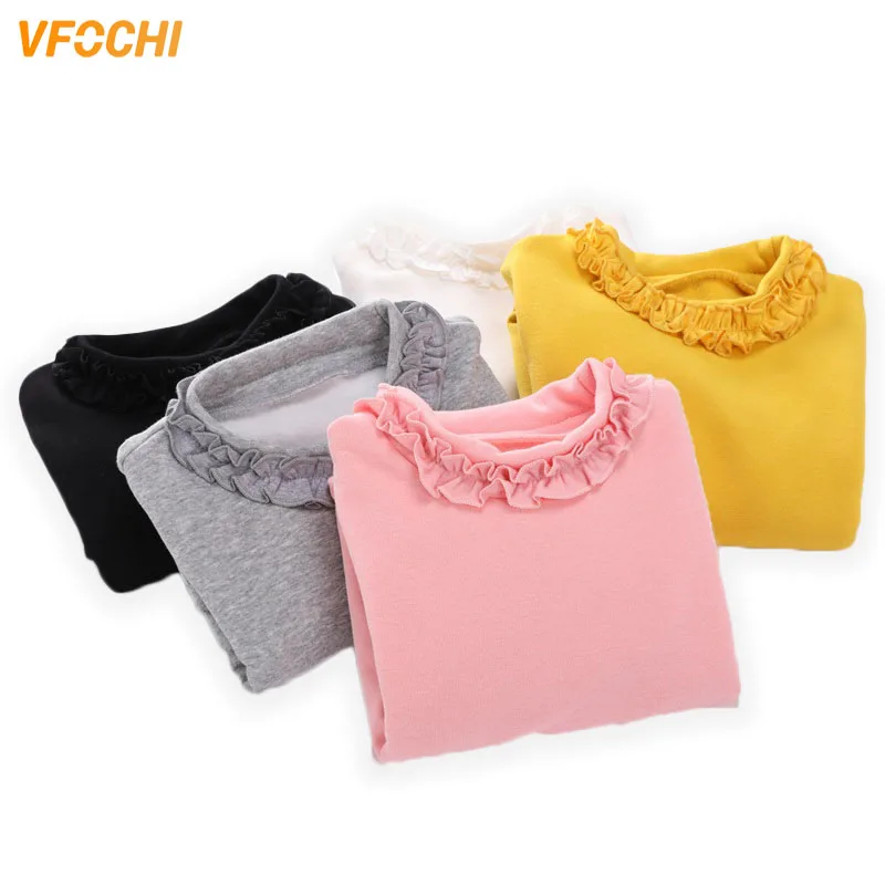 VFOCHI Girl Long Sleeve T Shirt Cotton Warm Winter Spring Kids Undershirt Teenager Girl Tops Clothes Turtleneck Girl T Shirts
VFOCHI Girl Long Sleeve T Shirt Cotton Warm Winter Spring Kids Undershirt Teenager Girl Tops Clothes Turtleneck Girl T Shirts