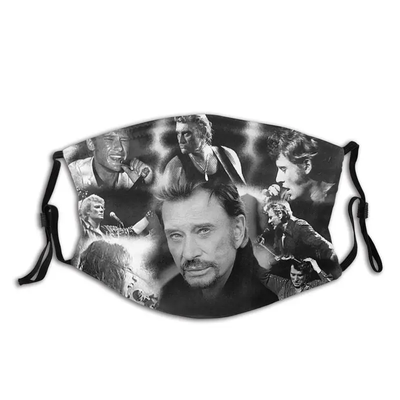 Retro Rock Johnny Hallyday Reusable Mouth Face Mask Adult Unisex France Singer Mask with Filters Protection Respirator Muffle
Retro Rock Johnny Hallyday Reusable Mouth Face Mask Adult Unisex France Singer Mask with Filters Protection Respirator Muffle
