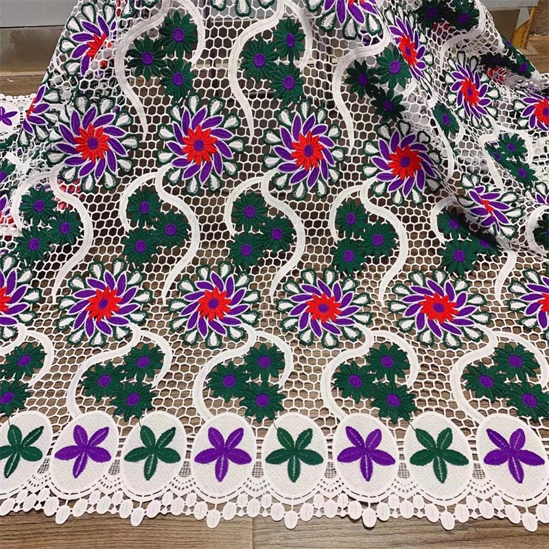African Cord Guipure Lace Fabric High Quality Chiffon Lace Nigerian Water Soluble Lace Fabrics For Party DF-170
African Cord Guipure Lace Fabric High Quality Chiffon Lace Nigerian Water Soluble Lace Fabrics For Party DF-170