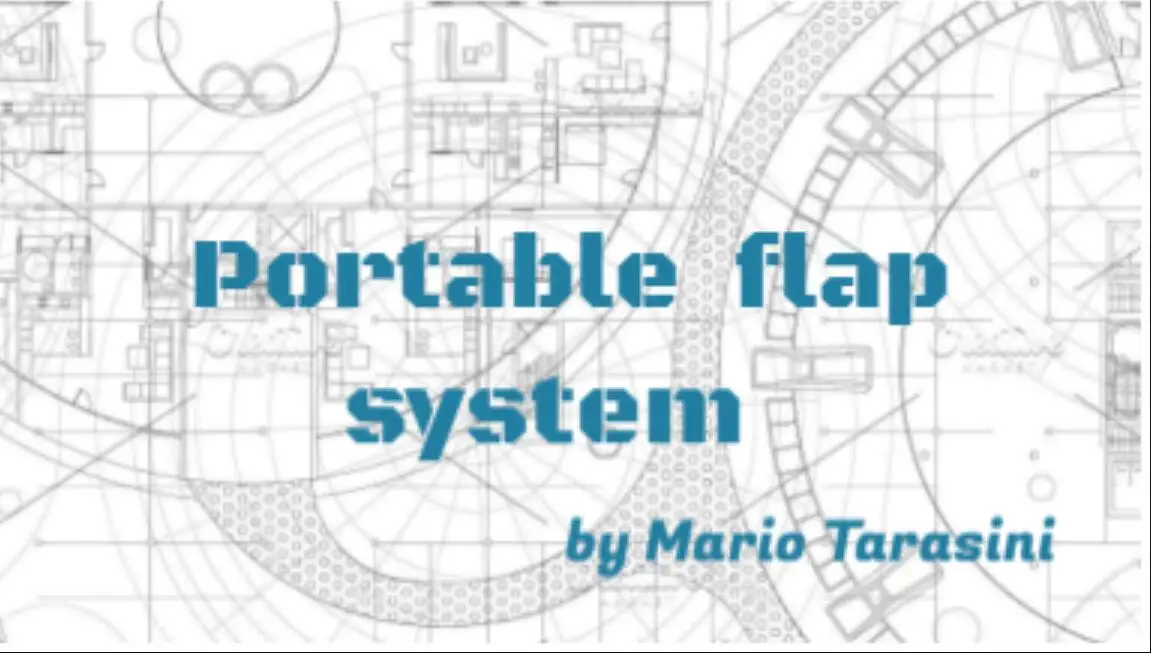 Portable Flap System by Mario Tarasini , Magic instruction,Magic Trick