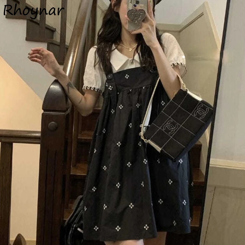 Women Dress Sets Printing Students Summer Sweet Floral French Style Puff Sleeve Vintage Casual Turn-down Collar Elegant Fashion
Women Dress Sets Printing Students Summer Sweet Floral French Style Puff Sleeve Vintage Casual Turn-down Collar Elegant Fashion