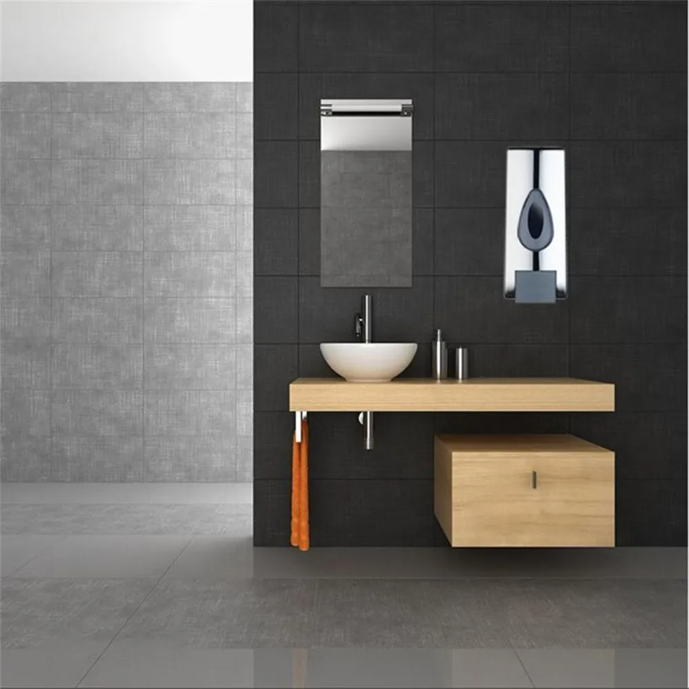 350ml Wall Mounted Soap Dispenser Liquid Shampoo Shower Gel Hand Dispenser For Bathroom Kitchen High Quality
350ml Wall Mounted Soap Dispenser Liquid Shampoo Shower Gel Hand Dispenser For Bathroom Kitchen High Quality