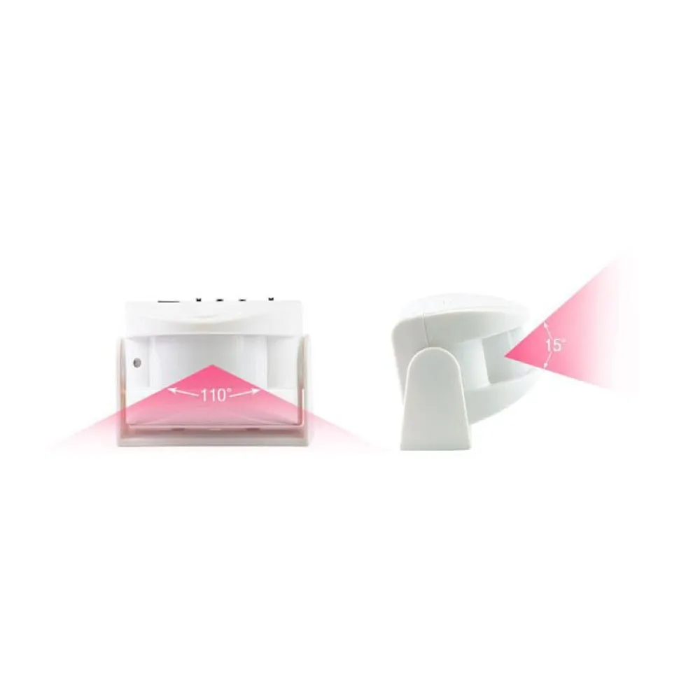 Wireless PIR Motion Sensor Doorbell Anti Theft Chime Burglar Alarm Visitor Alert Door Bell for Home Shop Restaurant Security
Wireless PIR Motion Sensor Doorbell Anti Theft Chime Burglar Alarm Visitor Alert Door Bell for Home Shop Restaurant Security