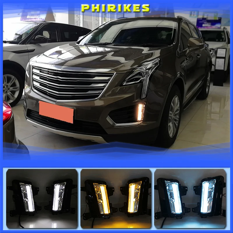 Светодиодный дневные ходовые огни для Cadillac XT5 2016 2017 2018 2019 2020, противотуманные фары drl с желтой планкой
Светодиодный дневные ходовые огни для Cadillac XT5 2016 2017 2018 2019 2020, противотуманные фары drl с желтой планкой