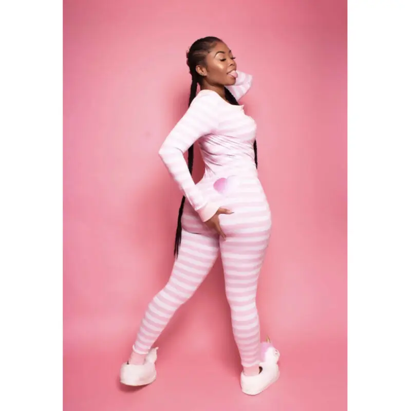 Sexy Women Underwear Long Sleeve Stripe Bodycon Jumpsuit Bodysuit Romper Clubwear Trousers
Sexy Women Underwear Long Sleeve Stripe Bodycon Jumpsuit Bodysuit Romper Clubwear Trousers