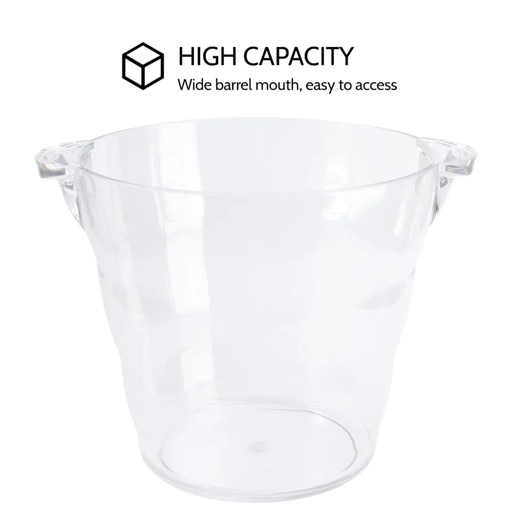 1pc Practical Container for Champagne Bar Home KTV Ice Bucket Transparent
1pc Practical Container for Champagne Bar Home KTV Ice Bucket Transparent