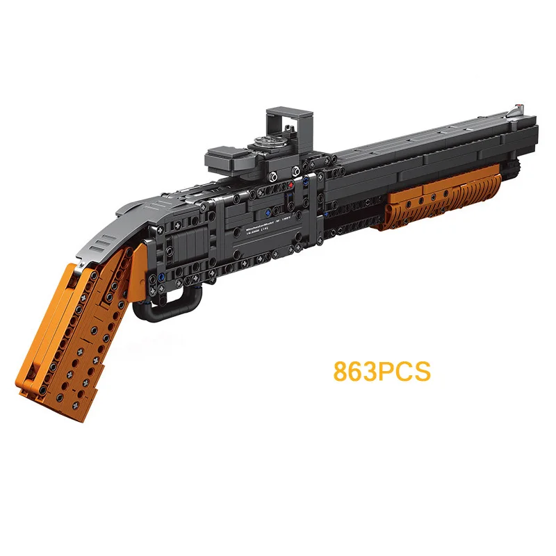 Cool modern military gun building block weapon Winchester Model M1887 bricks assemblage toys with shotting collection for gifts
Cool modern military gun building block weapon Winchester Model M1887 bricks assemblage toys with shotting collection for gifts