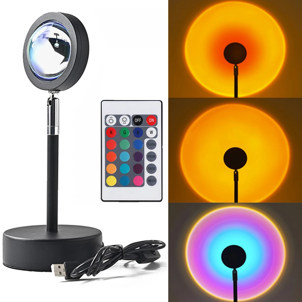 Rainvow Sunset Red Projection Lamps Background Atmosphere Led Night Lights USB Table Lamp for Bedroom Coffee Bar Wall Lighting
Rainvow Sunset Red Projection Lamps Background Atmosphere Led Night Lights USB Table Lamp for Bedroom Coffee Bar Wall Lighting