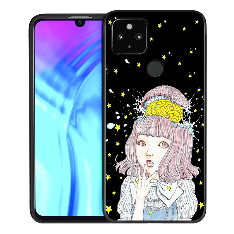Shintaro kago Horror Shockproof Cover for Google Pixel 5 4 4a XL 5G Black TPU Soft Phone Case
Shintaro kago Horror Shockproof Cover for Google Pixel 5 4 4a XL 5G Black TPU Soft Phone Case