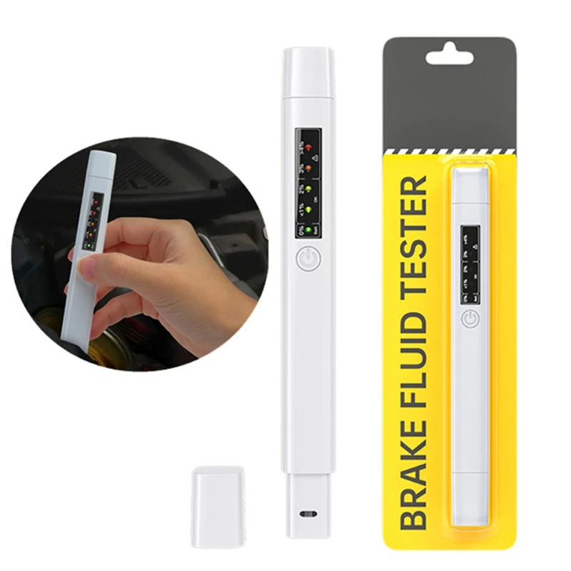 Auto Brake Fluid Diagnostic Tool Quick Detection for DOT3 4 5 Brake Fluid Moisture Analyzer Pen
Auto Brake Fluid Diagnostic Tool Quick Detection for DOT3 4 5 Brake Fluid Moisture Analyzer Pen