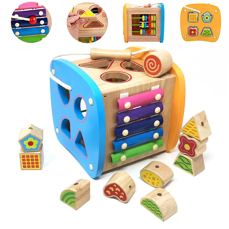 2020 Baby Toys For Kids Children Wooden Early Education Multi-Function Shape Matching Box Block For Kid Beaded Digital Cognition
2020 Baby Toys For Kids Children Wooden Early Education Multi-Function Shape Matching Box Block For Kid Beaded Digital Cognition