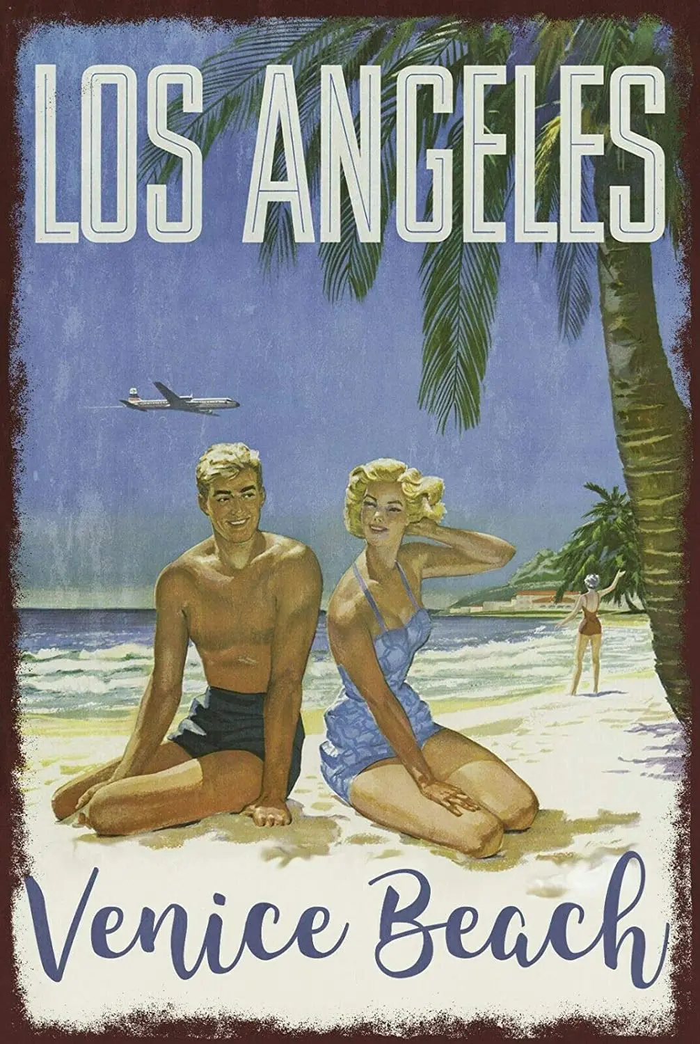 Los Angeles Beach Look Style, Holiday Retro Iron Painting Wall Signs Warning Sign Metal Plaque Poster Art Decor for Cafe Hotel
Los Angeles Beach Look Style, Holiday Retro Iron Painting Wall Signs Warning Sign Metal Plaque Poster Art Decor for Cafe Hotel