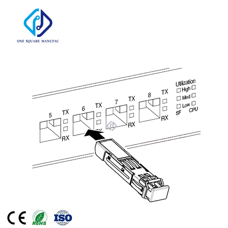 Оригинальный разномодовый оптический волоконный трансивер DS-SFP-FC8G-SW 10-2418-01