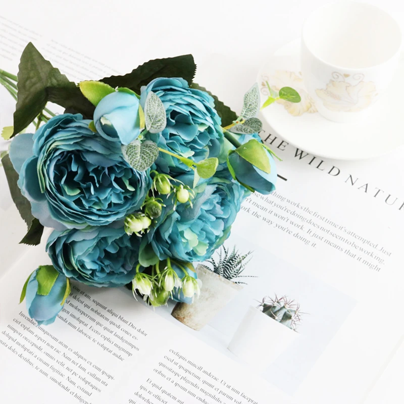 30cm Peony Artificial Rose Flowers Bouquet Silk Peony Bride Holding Flowers Wedding Home Decoration Party DIY Faux Spring
30cm Peony Artificial Rose Flowers Bouquet Silk Peony Bride Holding Flowers Wedding Home Decoration Party DIY Faux Spring