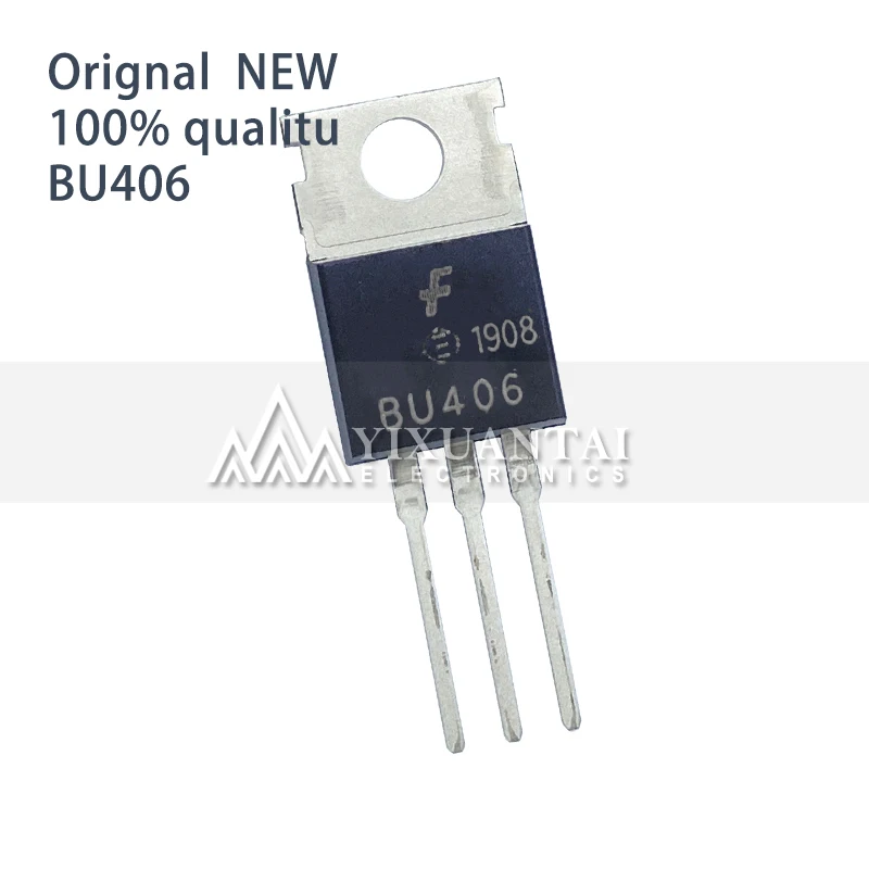 10 шт./лот 100% Новый оригинальный транзистор BU406 7A 200 в, триодный транзистор TO220 TO-220
10 шт./лот 100% Новый оригинальный транзистор BU406 7A 200 в, триодный транзистор TO220 TO-220