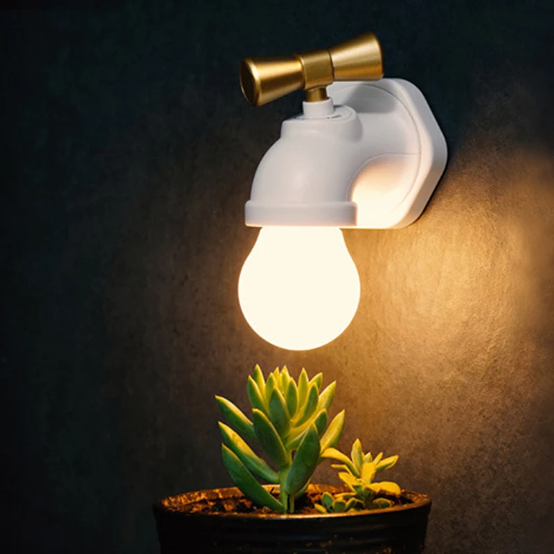 Creative Voice Control LED Night Light Faucet USB Rechargeable Mini Wall Lamp Long Battery Life Room Lights Bedroom Decoration
Creative Voice Control LED Night Light Faucet USB Rechargeable Mini Wall Lamp Long Battery Life Room Lights Bedroom Decoration