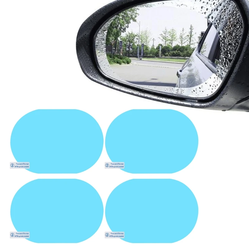 Car rearview mirror Rainproof Film Anti-fog film Clear Protective Sticker Anti-Scratch Waterproof Mirror Window Film 4 Pcs
Car rearview mirror Rainproof Film Anti-fog film Clear Protective Sticker Anti-Scratch Waterproof Mirror Window Film 4 Pcs
