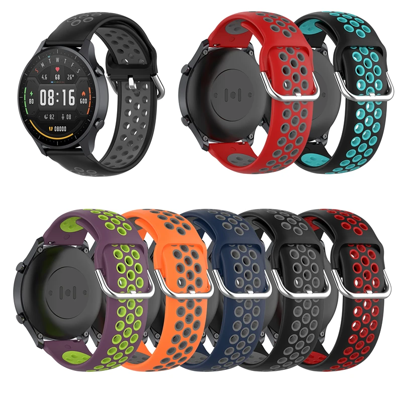 Soft Silicone Sport Watchband For Xiaomi Mi Watch Color Replacement Smart Watch Bracelet For Garmin Vivoactive 4 Wrist Straps
Soft Silicone Sport Watchband For Xiaomi Mi Watch Color Replacement Smart Watch Bracelet For Garmin Vivoactive 4 Wrist Straps