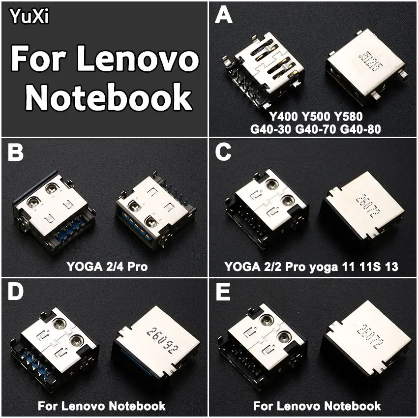 YUXI 1Pcs 2.0 3.0 female 4P 9P USB Jack Connector For Y400 Y500 Y580 G40-30 G40-70 G40-80 YOGA 2/4 Pro YOGA 11 11S Power Socket
YUXI 1Pcs 2.0 3.0 female 4P 9P USB Jack Connector For Y400 Y500 Y580 G40-30 G40-70 G40-80 YOGA 2/4 Pro YOGA 11 11S Power Socket