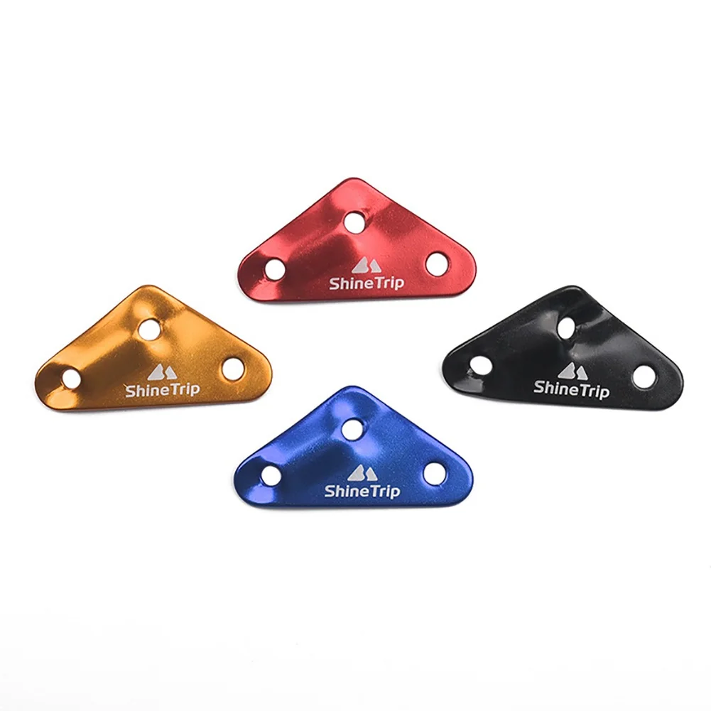 10 шт., Треугольные алюминиевые зажимы для палатки 
10 шт., Треугольные алюминиевые зажимы для палатки