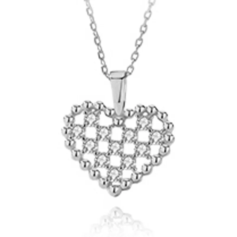 UFOORO Sterling Silver Small Fresh heart-shaped Necklace Female Pendant Adjustable Clavicle Chain
UFOORO Sterling Silver Small Fresh heart-shaped Necklace Female Pendant Adjustable Clavicle Chain